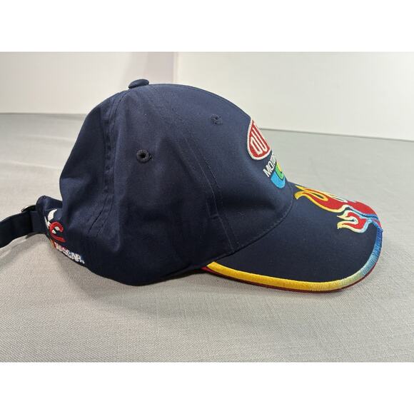 Vintage DuPont Motorsports Jeff Gordon #24 NASCAR Flame Brim Hat Chase Auth - Picture 3 of 7